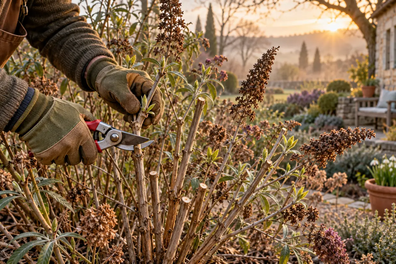 Tailler un arbre à papillons : février-mars, sauf pour les espèces à floraison printanière